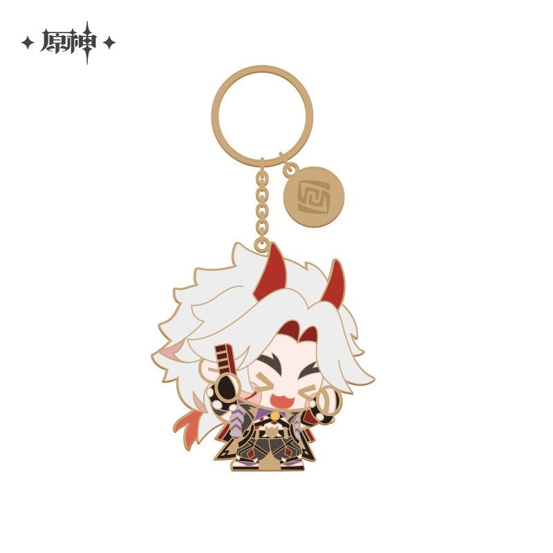 [Genshin Impact] Chibi Character Metal Pendant – Arataki Itto