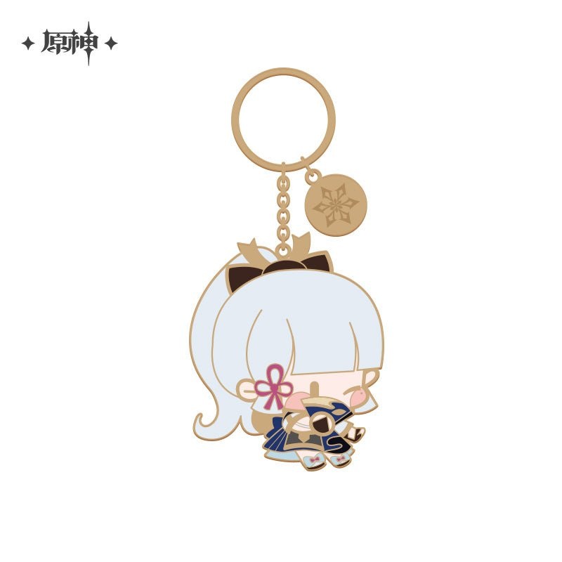 [Genshin Impact] Chibi Character Metal Pendant – Kamisato Ayaka