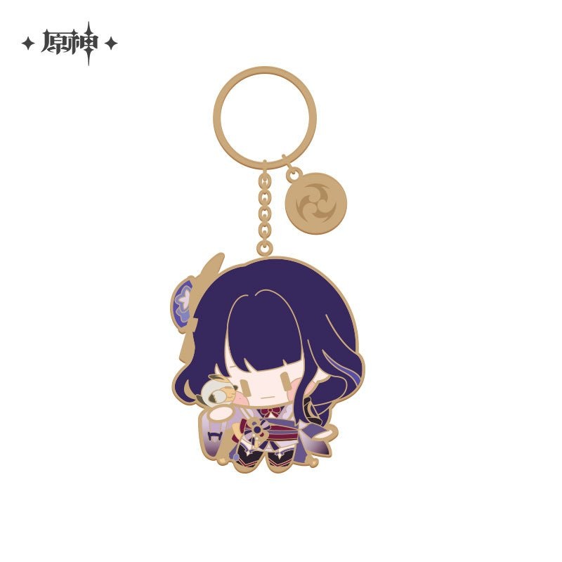 [Genshin Impact] Chibi Character Metal Pendant – Raiden Shogun