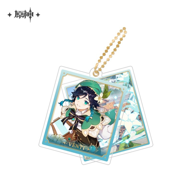 [Genshin Impact] Event Artwork Series Acrylic Pendant – Venti