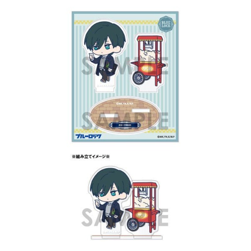 [Blue Lock] Mini Chara Acrylic Stand – Let`s Go Out! Itoshi Rin