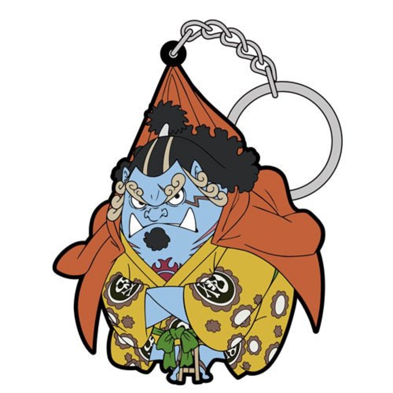 [One Piece] Jinbei Tsumamare Strap Rubber Key Ring