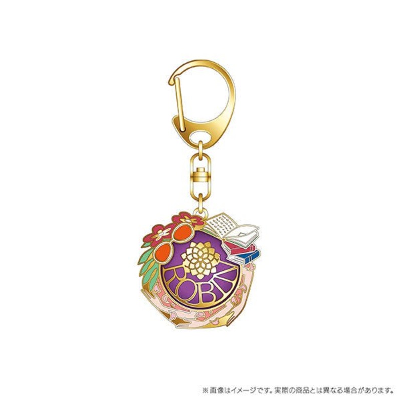 [One Piece] Symbol Motif Metal Key Ring- Nico Robin
