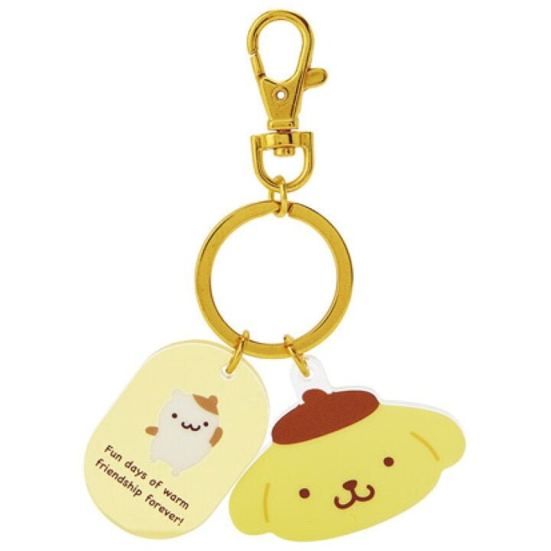 [Sanrio] Original Face Keychain – Pompompurin