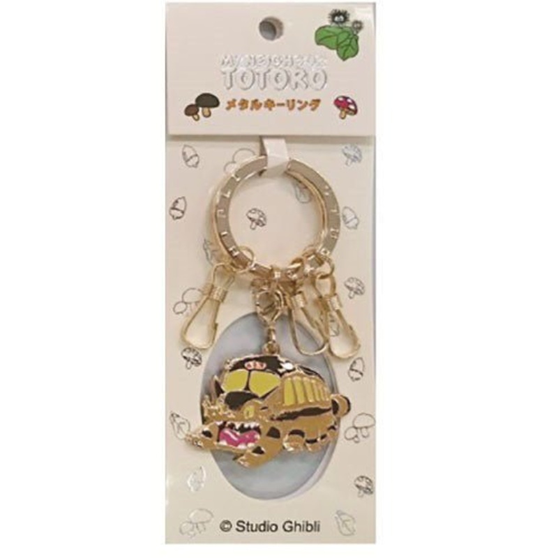 [Studio Ghibli] My Neighbor Totoro Metal Key Ring Cat Bus