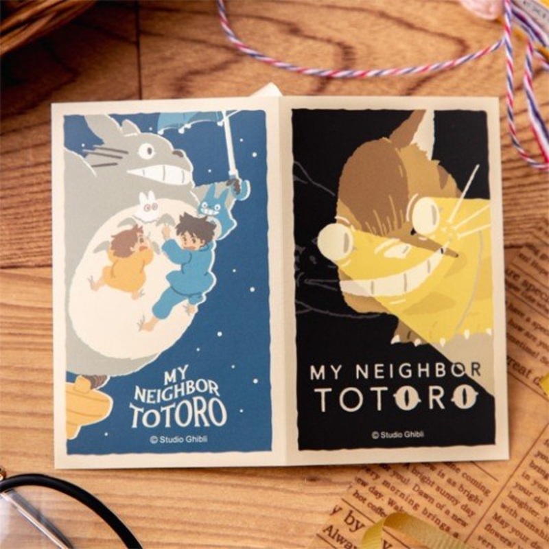 [Studio Ghibli] My Neighbor Totoro Retro Stickers Catbus & Flying Totoro