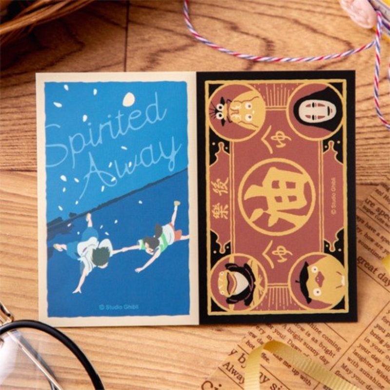 [Studio Ghibli] Spirited Away Retro Stickers Chihiro and Haku & Aburaya