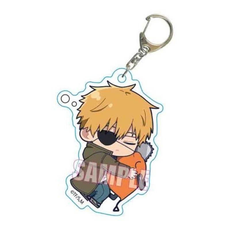 [Chainsaw Man] Petit Memo! Acrylic Key Ring – Denji & Pochita