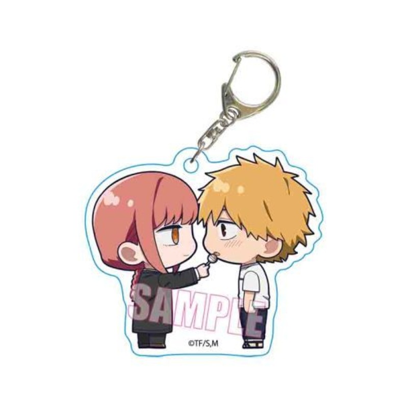 [Chainsaw Man] Petit Memo! Acrylic Key Ring – Makima & Denji