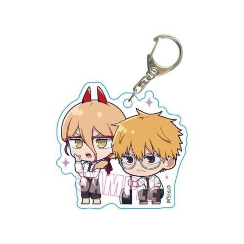 [Chainsaw Man] Petit Memo! Acrylic Key Ring – Power and Denji