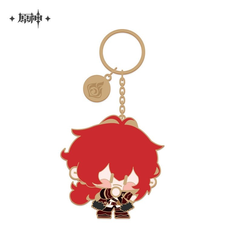 [Genshin Impact] Chibi Character Metal Pendant – Diluc