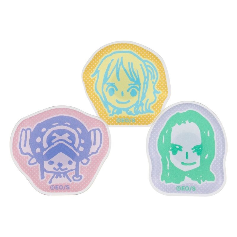 [One Piece] Acrylic Mini Badge Set Nami & Chopper & Robin