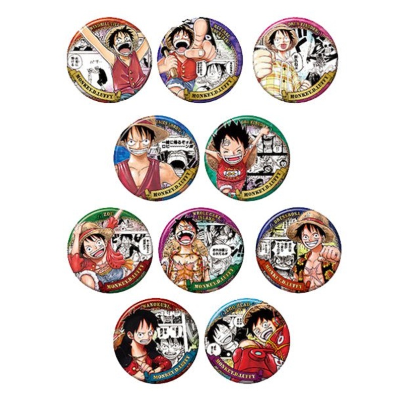 [One Piece] Collection Can Badge HEROES [Monkey D. Luffy]