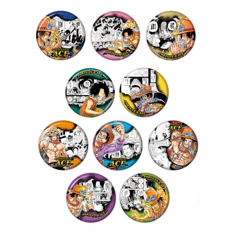 [One Piece] Collection Can Badge HEROES [Portgas D. Ace]