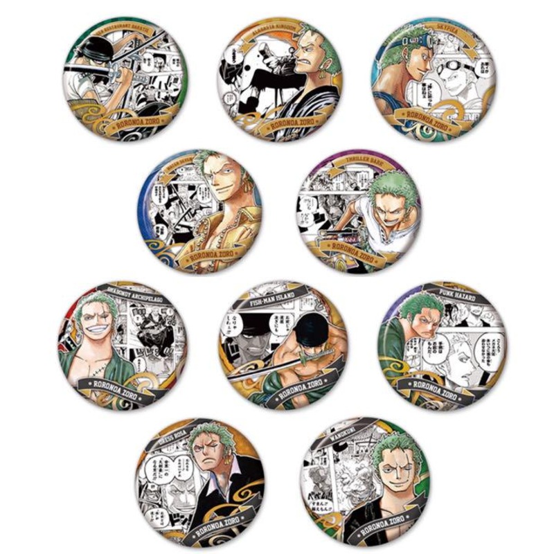 [One Piece] Collection Can Badge HEROES [Roronoa Zoro]