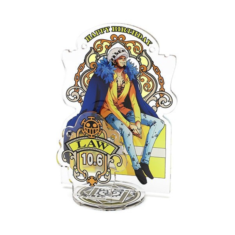 [One Piece] Happy Birthday acrylic accessory stand [10.6 Law]
