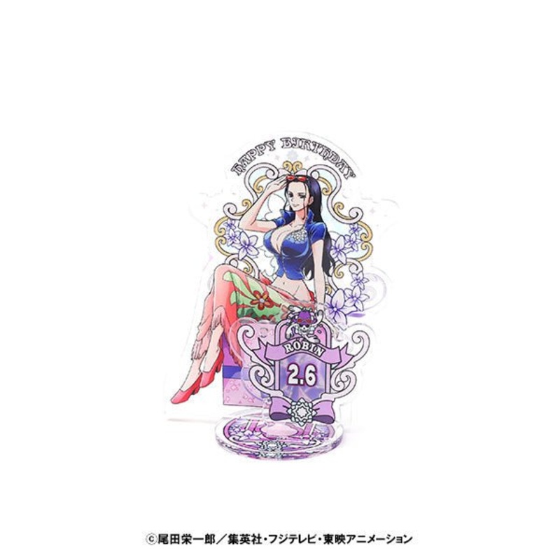 [One Piece] Happy Birthday acrylic accessory stand [2.6 Robin]