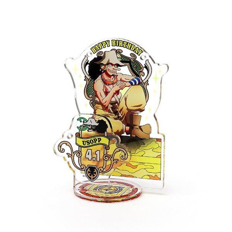 [One Piece] Happy Birthday acrylic accessory stand [4.1 Usopp]