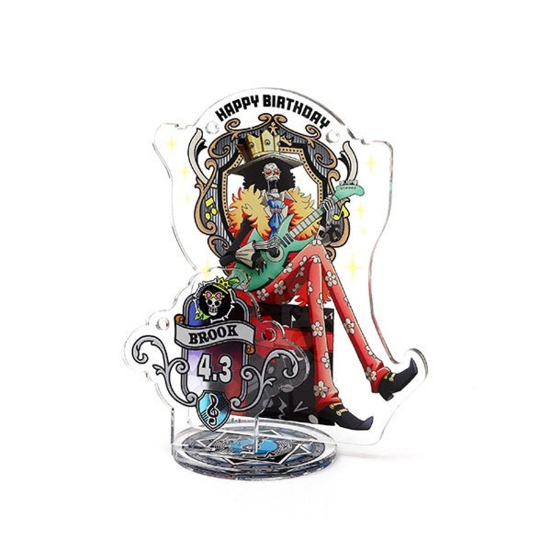 [One Piece] Happy Birthday acrylic accessory stand [4.3 Brook]