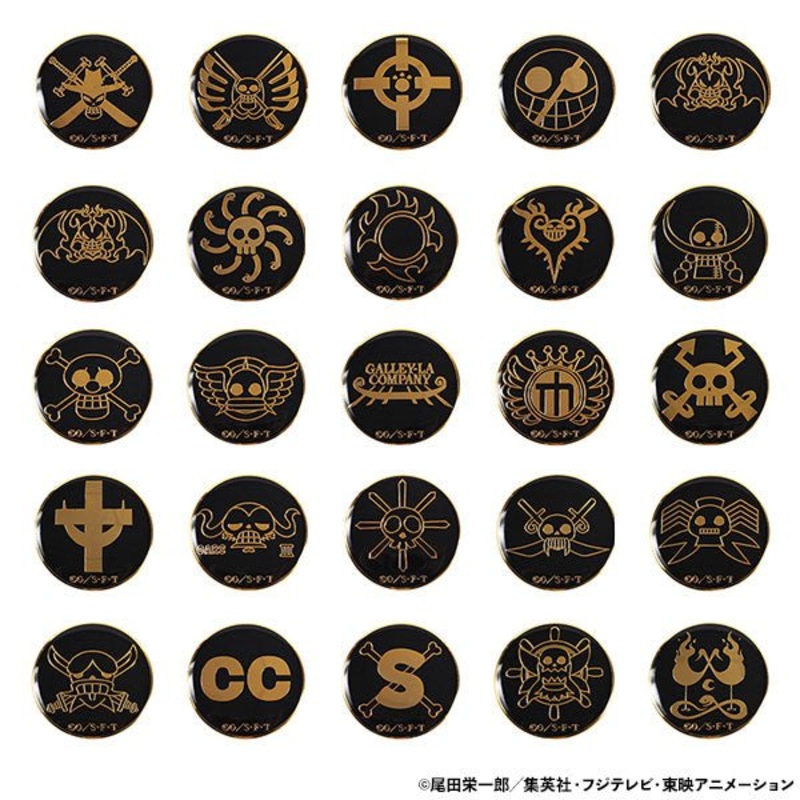 [One Piece] Metal emblem badge collection ~3rd edition~