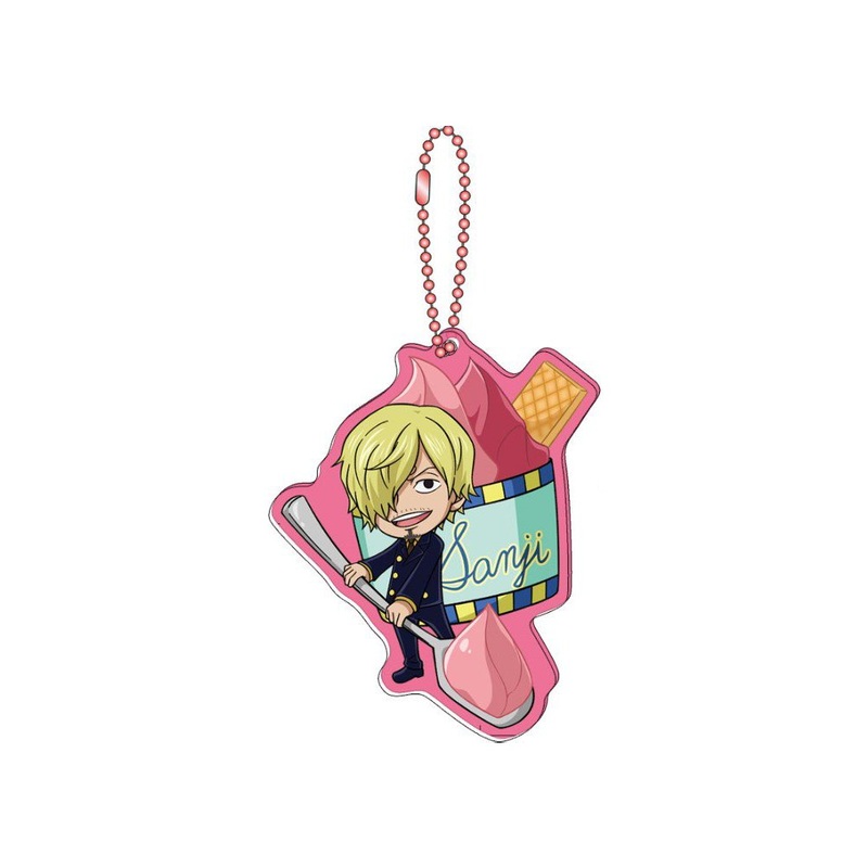 [One Piece] Mugiwara Store Limited Ice Cream Acrylic Keychain – Sanji Loveberry Gelato