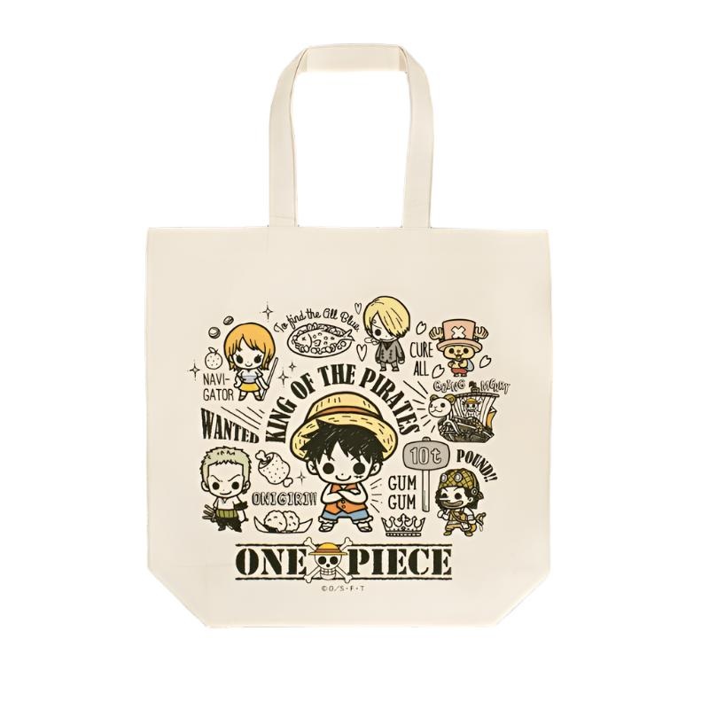 [One Piece] Tote Bag One Piece Straw Hat Crew B-SIDE LABEL