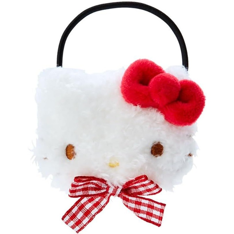 [Sanrio] Plush Hair Tie – Hello Kitty