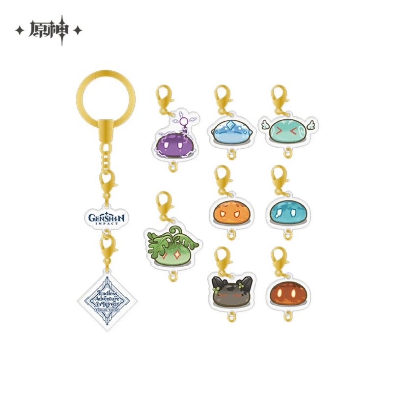 [Genshin Impact] 2023 Art Exhibition Series Slime Acrylic Keychain