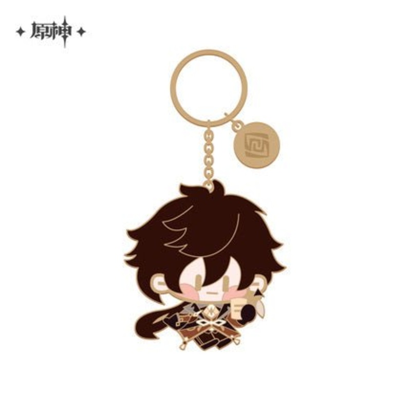 [Genshin Impact] Chibi Character Metal Pendant – Zhongli