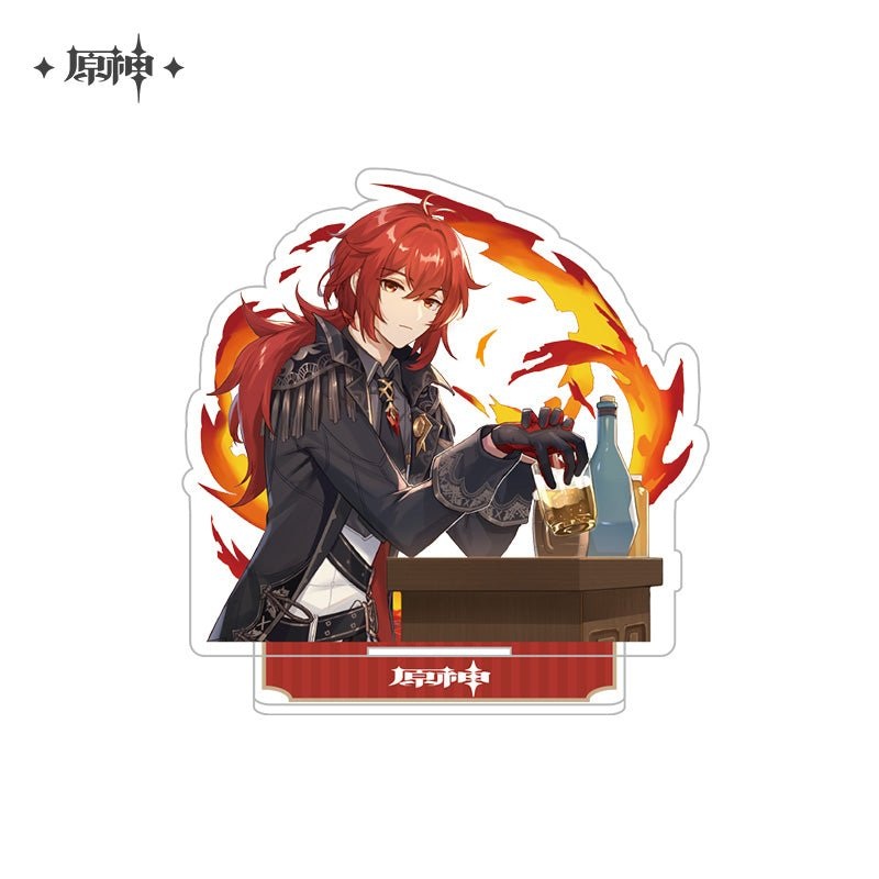 [Genshin Impact] IPSTAR Cafe Collab Acrylic Stand – Diluc