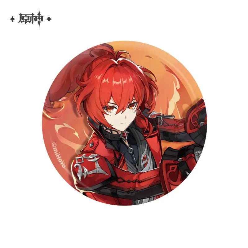 [Genshin Impact] Teyvat Style Series – Can Badge: Diluc – Red Dead of Night