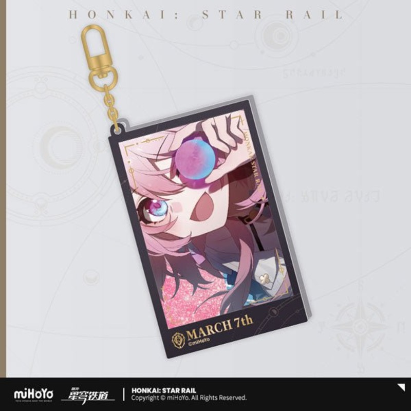 [Honkai Star Rail] Countdown Series Glitter Acrylic Keychain March 7th