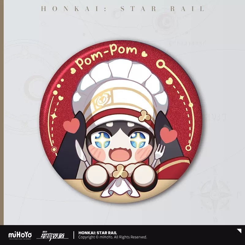 [Honkai Star Rail] Delicious Sailing Series Can Badge Pom Pom