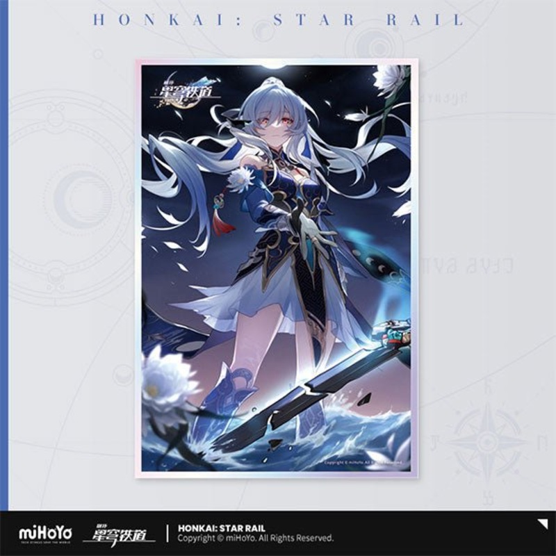 [Honkai Star Rail] Light Cone Series Acrylic Shikishi – I Shall Be My Own Sword Jingliu