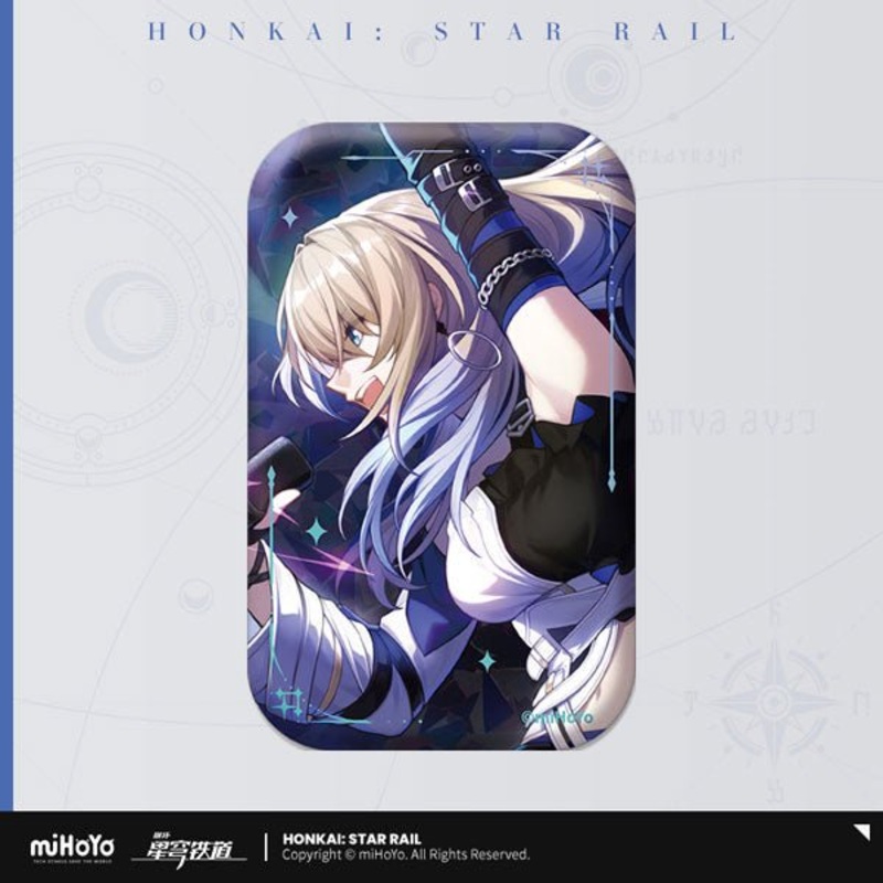 [Honkai Star Rail] Light Cone Series Rectangle Can Badge Make the World Clamor Serval
