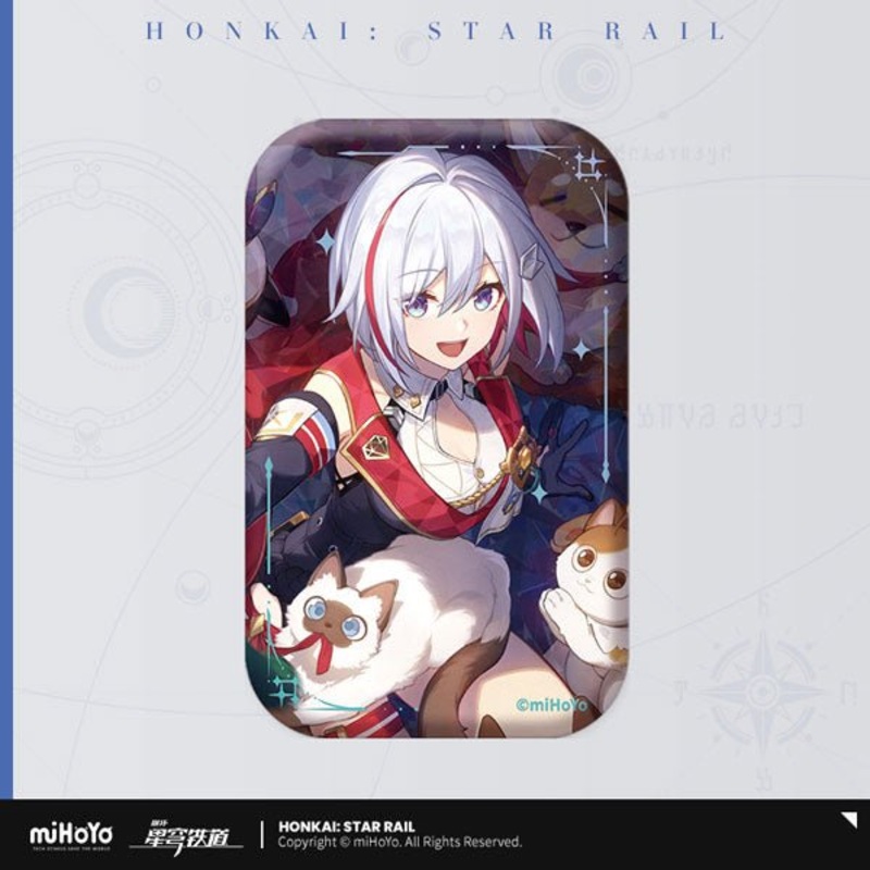 [Honkai Star Rail] Light Cone Series Rectangle Can Badge Worrisome, Blissful Topaz
