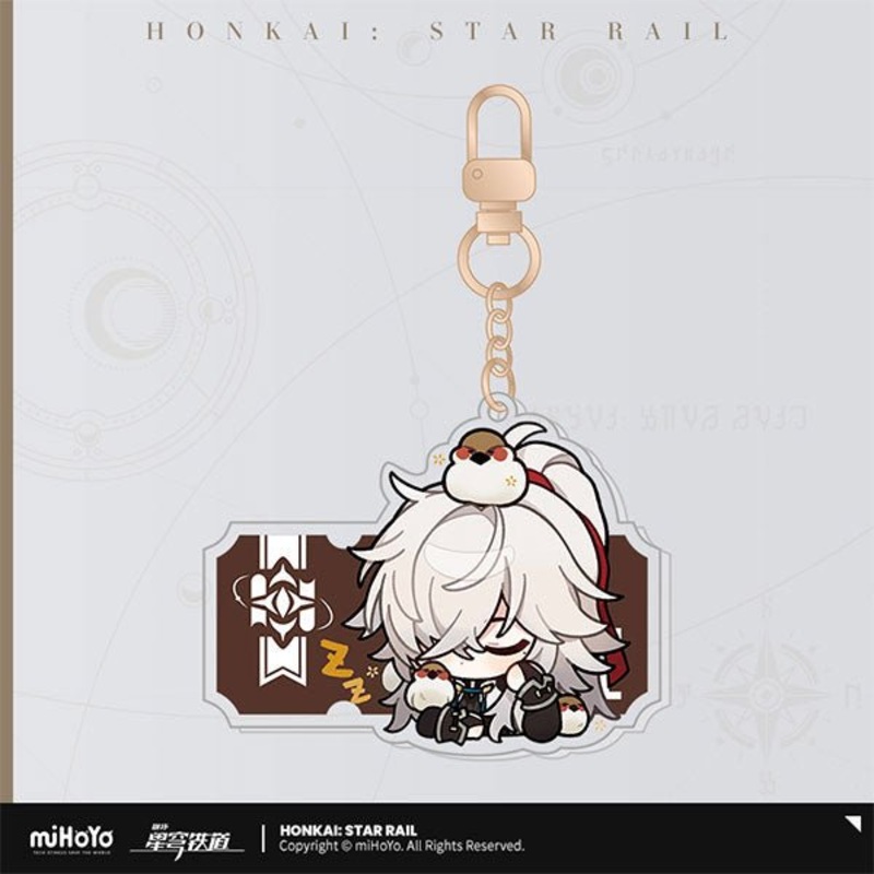 [Honkai Star Rail] Pom-Pom Pavilion Series Acrylic Keychain Chibi – Jing Yuan
