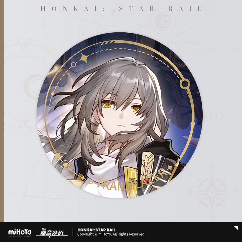[Honkai Star Rail] The Adaptive Character Warp Artwork Can Badge – Trailblazer Stelle (Female)