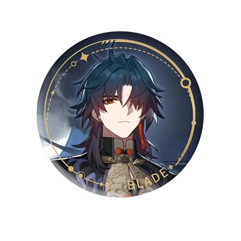 [Honkai Star Rail] The Destruction Character Warp Artwork Can Badge – Blade
