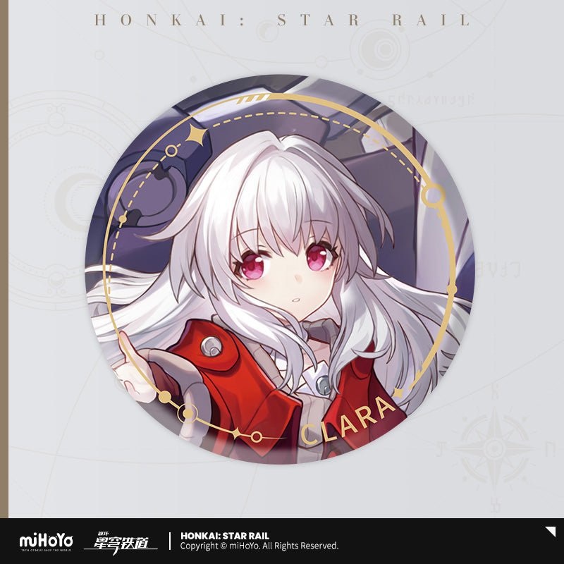 [Honkai Star Rail] The Destruction Character Warp Artwork Can Badge – Clara