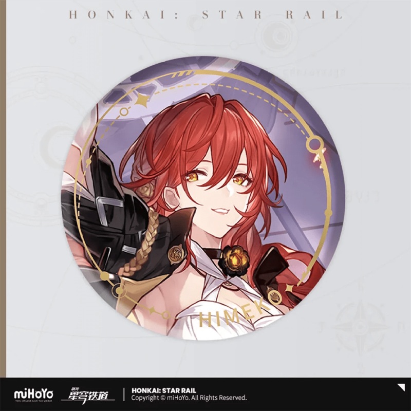 [Honkai Star Rail] The Erudition Character Warp Artwork Can Badge – Himeko