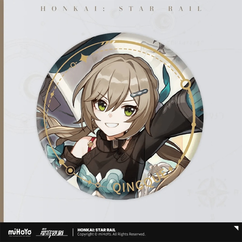 [Honkai Star Rail] The Erudition Character Warp Artwork Can Badge – Qingque