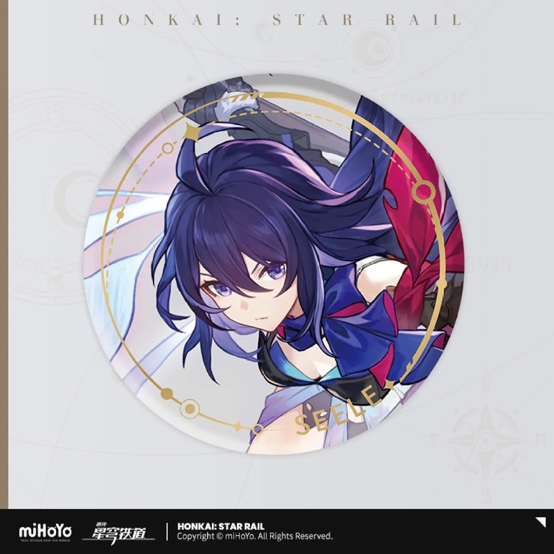 [Honkai Star Rail] The Hunt Character Warp Artwork Can Badge – Seele
