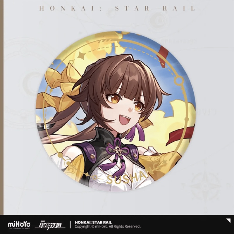 [Honkai Star Rail] The Hunt Character Warp Artwork Can Badge – Sushang
