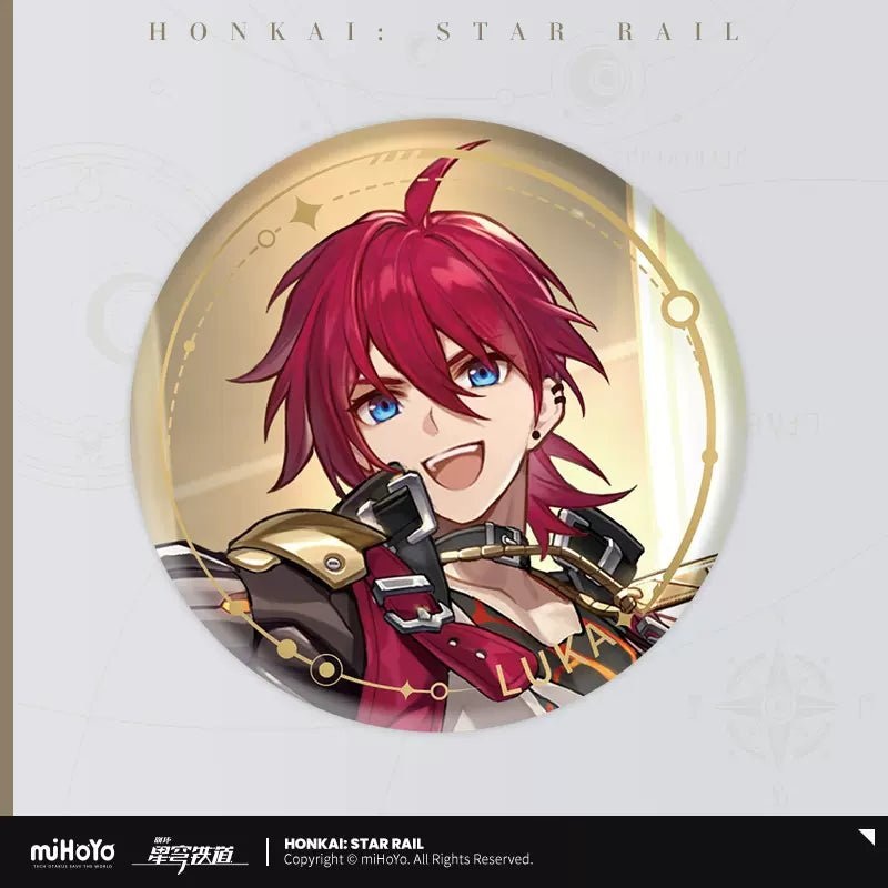 [Honkai Star Rail] The Nihility Character Warp Artwork Can Badge – Luka