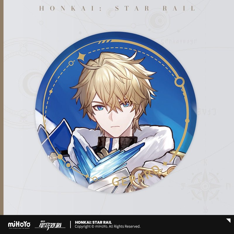 [Honkai Star Rail] The Preservation Character Warp Artwork Can Badge – Gepard