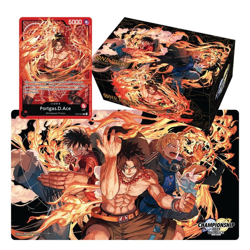 [One Piece] Limited Official Premium Bandai Card Game TCG Special Goods Set Ace/Sabo/Luffy