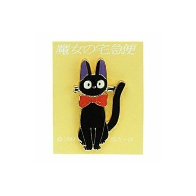 [Studio Ghibli] Kiki’s Delivery Service Metal Pin – Jiji Red Ribbon