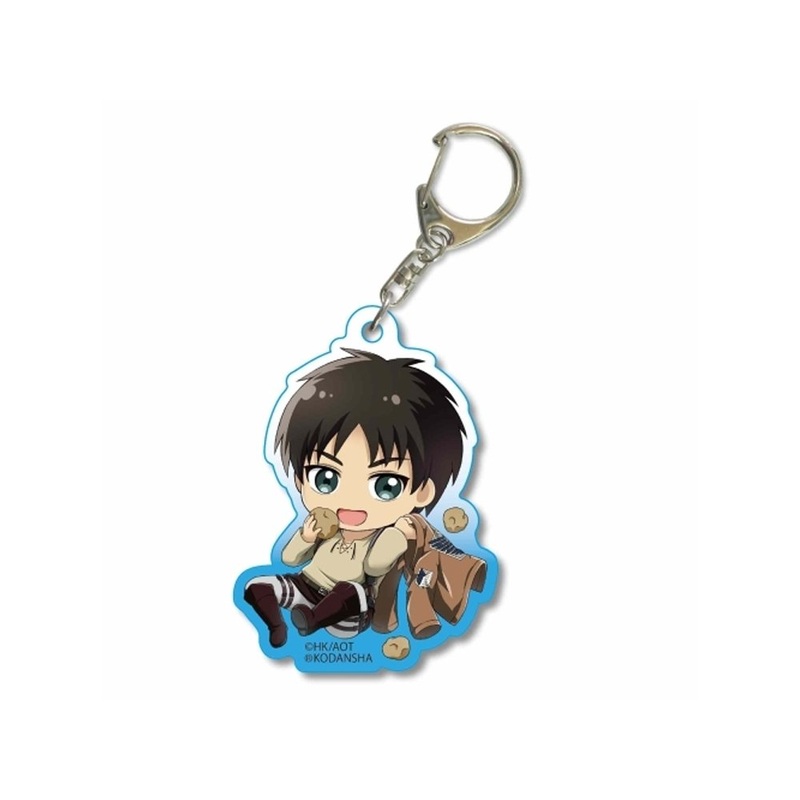 [Attack on Titan Season] Pukasshu Acrylic Keychain – Eren Jaeger Potato