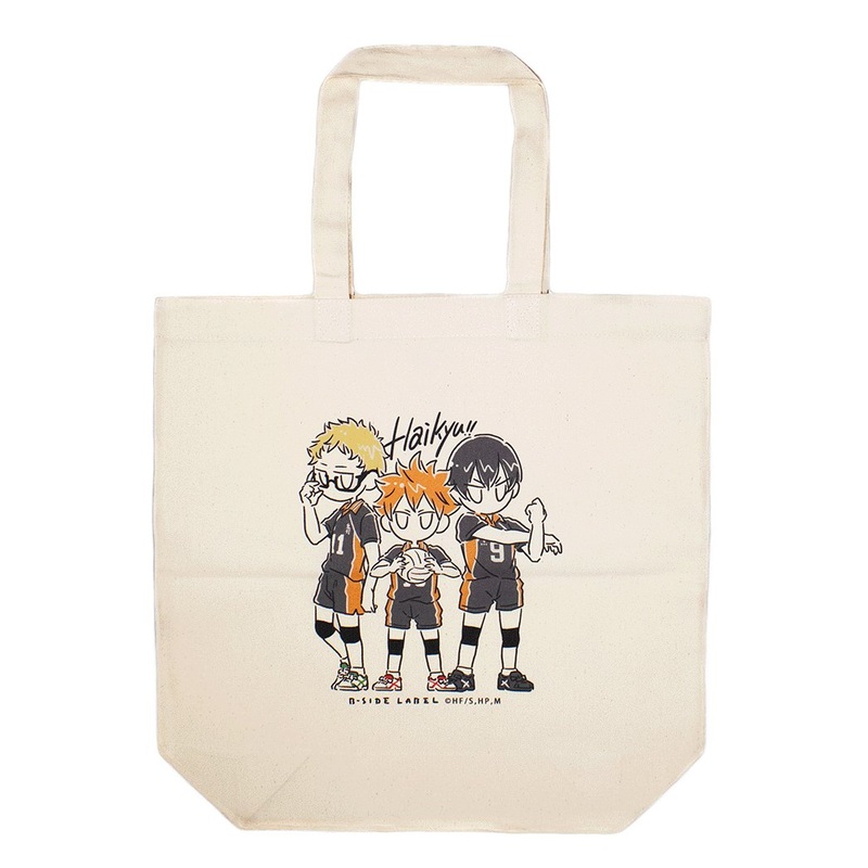 [Haikyuu!] Defo Karasuno Gathering Tote Bag B-SIDE LABEL